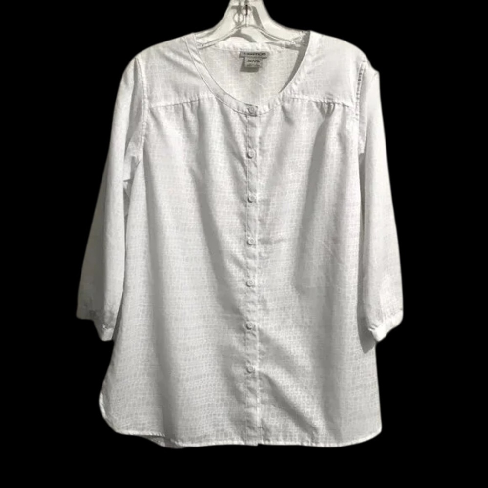 EXOFFICIO White Blouse M/M 8-10